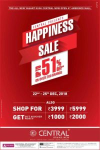 Central Happiness Sale